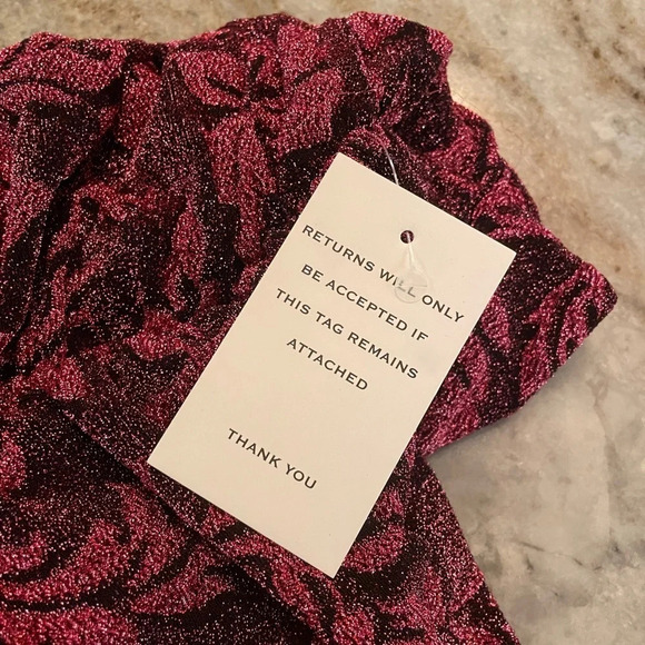 NWT For Love and Lemons Shailee Metallic Mini Skirt - Picture 5 of 13